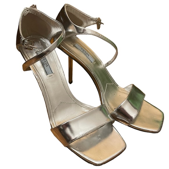 Prada silver sandals - Picture 1 of 5